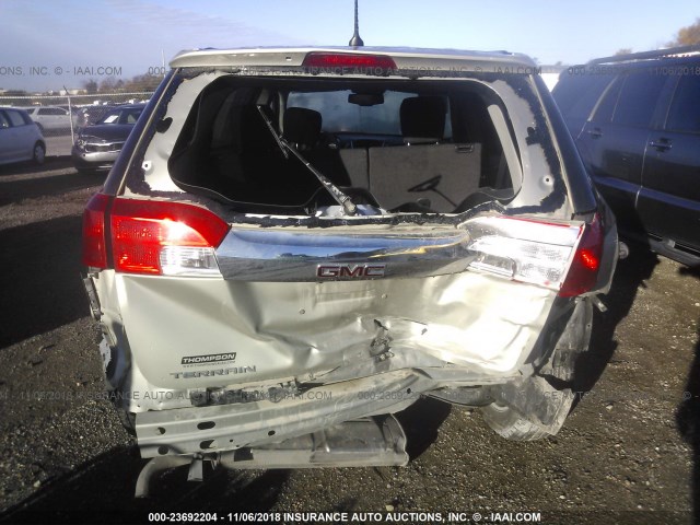 2GKALMEK8E6368443 - 2014 GMC TERRAIN SLE GOLD photo 6