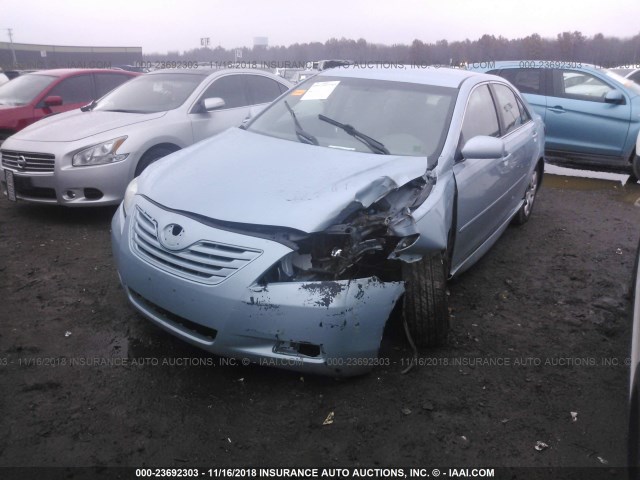 4T1BK46K67U544276 - 2007 TOYOTA CAMRY NEW GENERAT LE/XLE/SE BLUE photo 2