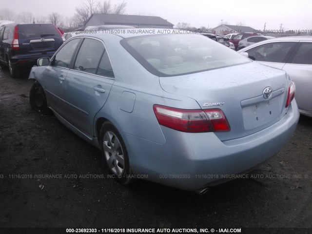 4T1BK46K67U544276 - 2007 TOYOTA CAMRY NEW GENERAT LE/XLE/SE BLUE photo 3