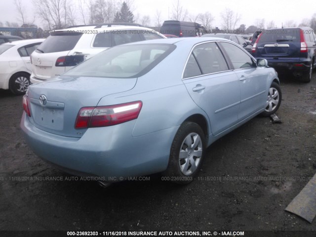 4T1BK46K67U544276 - 2007 TOYOTA CAMRY NEW GENERAT LE/XLE/SE BLUE photo 4