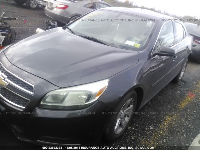 1G11B5SA3DF349991 - 2013 CHEVROLET MALIBU LS 灰色 照片 2