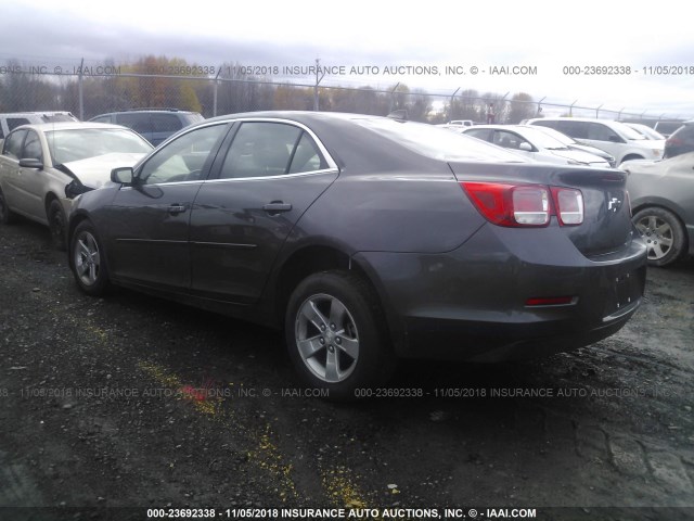 1G11B5SA3DF349991 - 2013 CHEVROLET MALIBU LS 灰色 照片 3