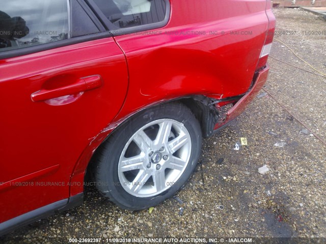 YV1MS382172284962 - 2007 VOLVO S40 2.4I RED photo 6