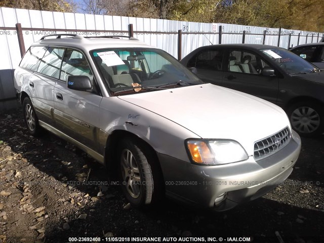 4S3BH675537628136 - 2003 SUBARU LEGACY OUTBACK AWP 白色 照片 1