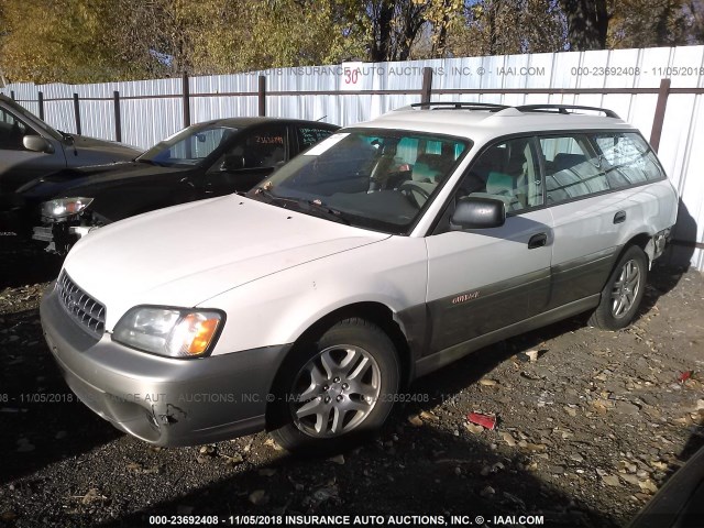 4S3BH675537628136 - 2003 SUBARU LEGACY OUTBACK AWP 白色 照片 2