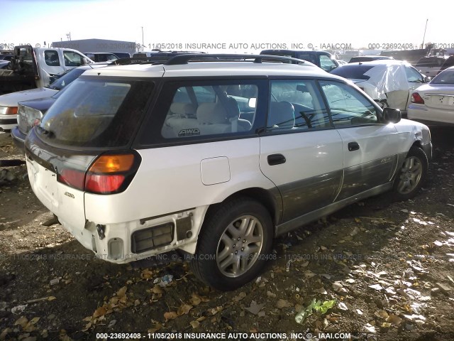 4S3BH675537628136 - 2003 SUBARU LEGACY OUTBACK AWP 白色 照片 4