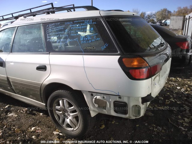4S3BH675537628136 - 2003 SUBARU LEGACY OUTBACK AWP 白色 照片 6