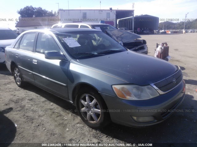 4T1BF28B01U160412 - 2001 TOYOTA AVALON XL/XLS GREEN photo 1