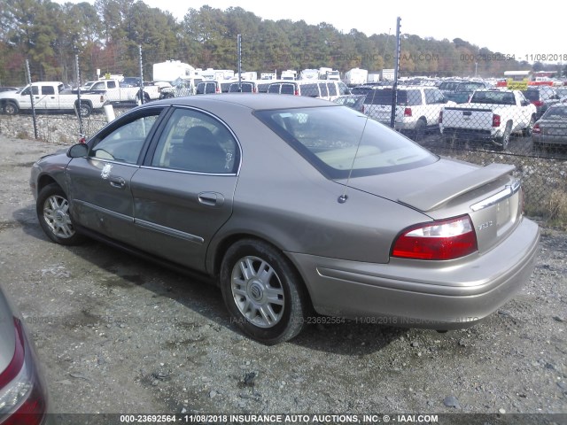 1MEFM55S34G609293 - 2004 MERCURY SABLE LS PREMIUM BEIGE photo 3