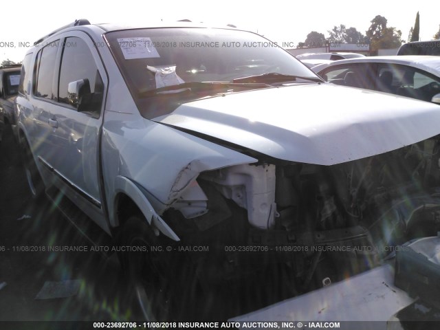 5N1AA0NF0FN601544 - 2015 NISSAN ARMADA PLATINUM WHITE photo 1