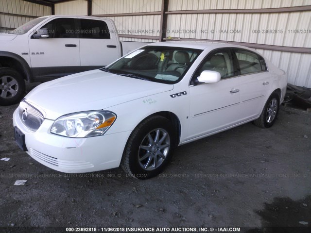 1G4HD57238U104901 - 2008 BUICK LUCERNE CXL WHITE photo 2