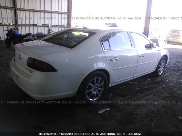 1G4HD57238U104901 - 2008 BUICK LUCERNE CXL WHITE photo 4