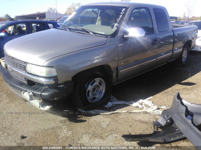 2GCEC19T6X1255024 - 1999 CHEVROLET SILVERADO C1500 Pewter photo 2