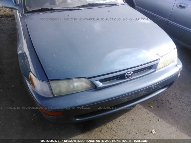 1NXBB02E8TZ404023 - 1996 TOYOTA COROLLA DX BLUE photo 6