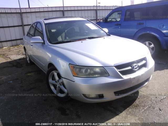 5NPEU46F66H052354 - 2006 HYUNDAI SONATA GLS/LX SILVER photo 1