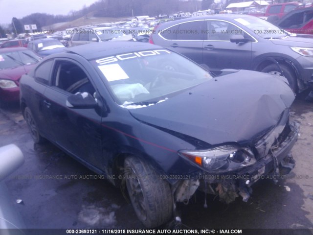 JTKDE177270209965 - 2007 TOYOTA SCION TC შავი ფოტო 1