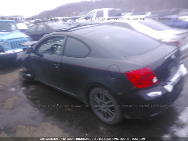 JTKDE177270209965 - 2007 TOYOTA SCION TC შავი ფოტო 3