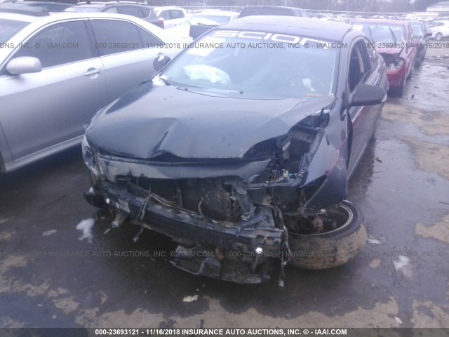 JTKDE177270209965 - 2007 TOYOTA SCION TC შავი ფოტო 6