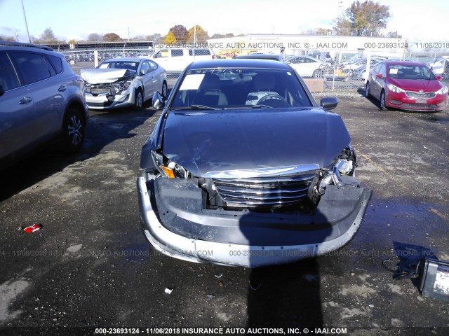 1C3CCBAB4CN145280 - 2012 CHRYSLER 200 LX GRAY photo 6