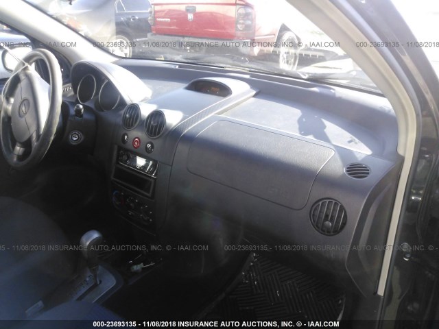 KL1TD66607B732943 - 2007 CHEVROLET AVEO LS BLACK photo 5