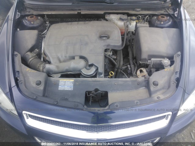 1G1ZG57BX9F185054 - 2009 CHEVROLET MALIBU LS Dark Blue photo 10
