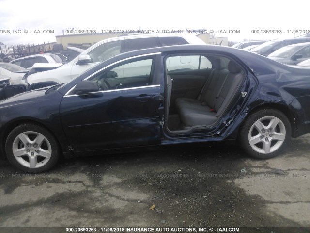 1G1ZG57BX9F185054 - 2009 CHEVROLET MALIBU LS Dark Blue photo 6