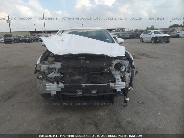 3FA6P0G71FR182301 - 2015 FORD FUSION S WHITE photo 6