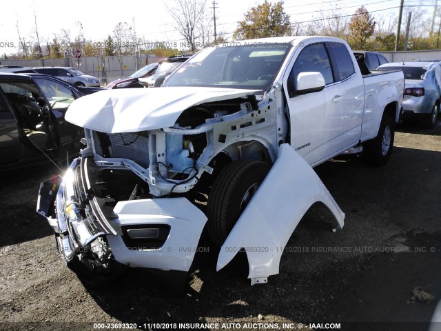 1GCHSBEA5K1125390 - 2019 CHEVROLET COLORADO WHITE photo 2