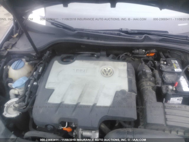 WVWMM7AJ2CW230856 - 2012 VOLKSWAGEN GOLF 蓝色 照片 10