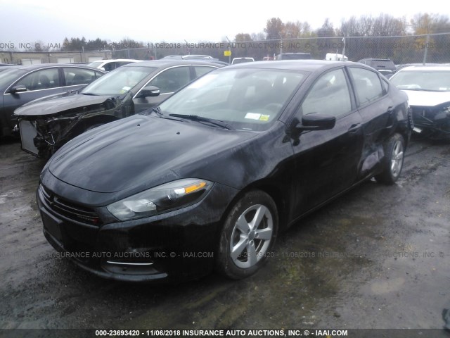 1C3CDFBB7FD182272 - 2015 DODGE DART SXT BLACK photo 2