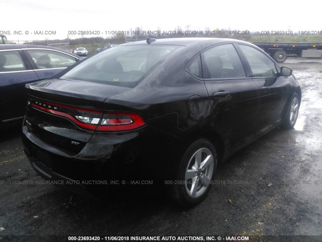 1C3CDFBB7FD182272 - 2015 DODGE DART SXT BLACK photo 4