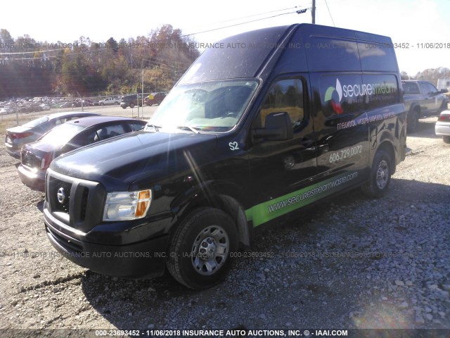 1N6BF0LX1DN109105 - 2013 NISSAN NV BLACK photo 2