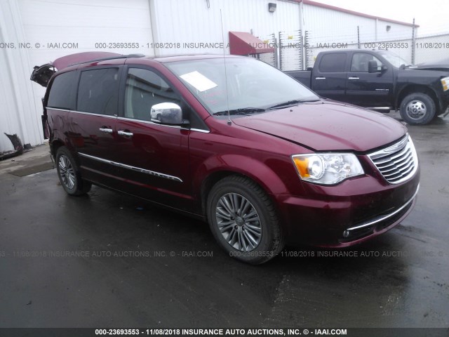 2C4RC1CG0ER252051 - 2014 CHRYSLER TOWN & COUNTRY TOURING L RED photo 1