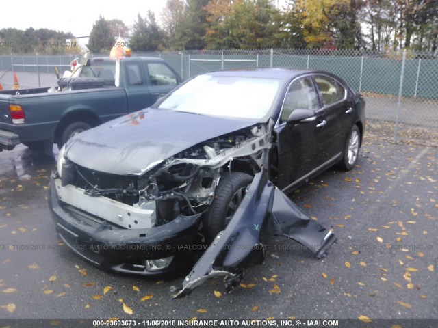 JTHCL5EF1C5012971 - 2012 LEXUS LS 460 BLACK photo 2