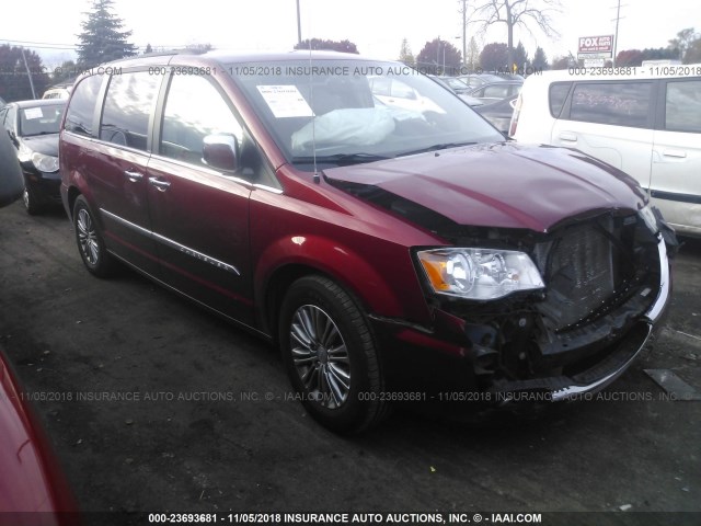 2C4RC1CG3ER232022 - 2014 CHRYSLER TOWN & COUNTRY TOURING L RED photo 1