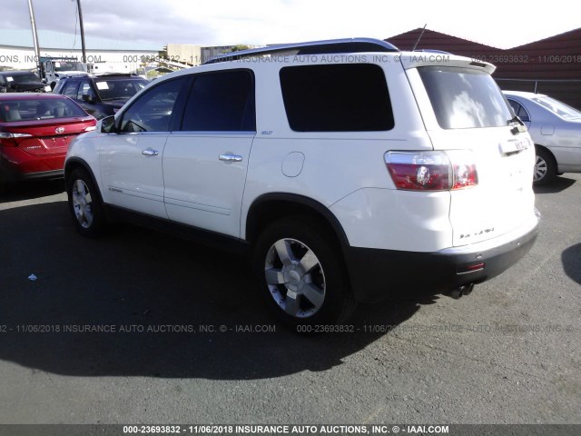 1GKER33798J190526 - 2008 GMC ACADIA SLT-2 WHITE photo 3