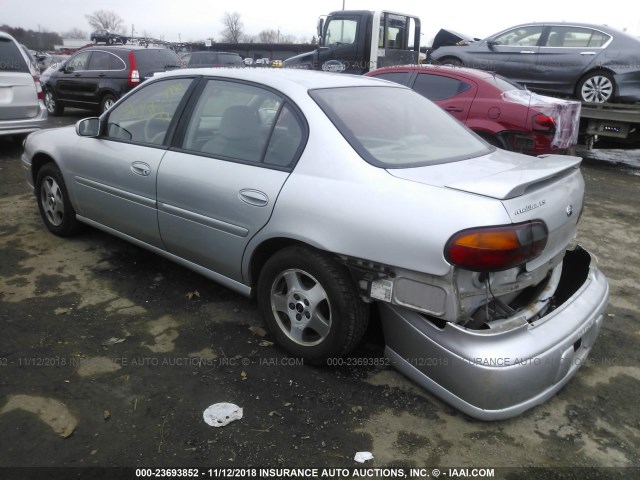1G1NE52J23M550008 - 2003 CHEVROLET MALIBU LS 银色 照片 3