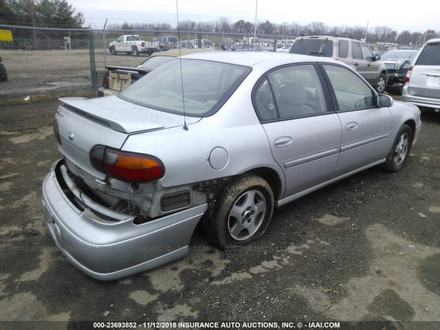 1G1NE52J23M550008 - 2003 CHEVROLET MALIBU LS 银色 照片 4