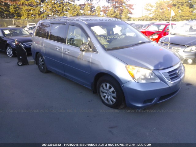 5FNRL3H65AB022698 - 2010 HONDA ODYSSEY EXL Light Blue photo 1