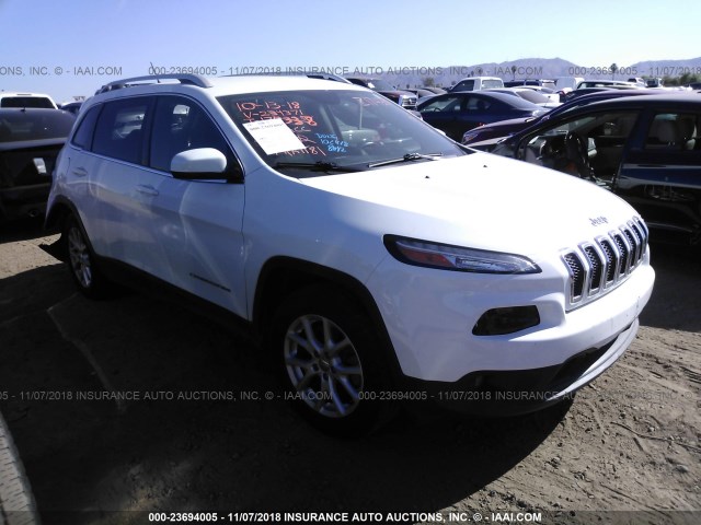 1C4PJLCB6GW234371 - 2016 JEEP CHEROKEE LATITUDE WHITE photo 1