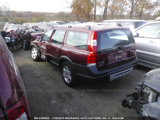 YV1SZ592951181076 - 2005 VOLVO XC70 BURGUNDY photo 3