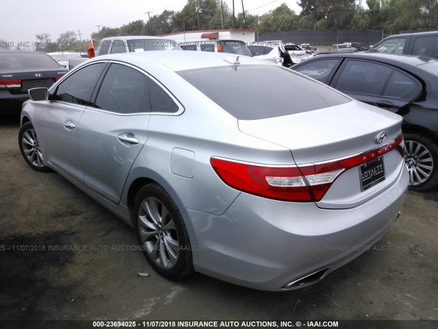 KMHFG4JG6DA317639 - 2013 HYUNDAI AZERA SILVER photo 3