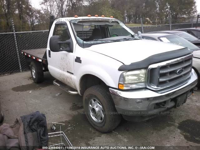 1FDSF35FX2ED26413 - 2002 FORD F350 SRW SUPER DUTY WHITE photo 1