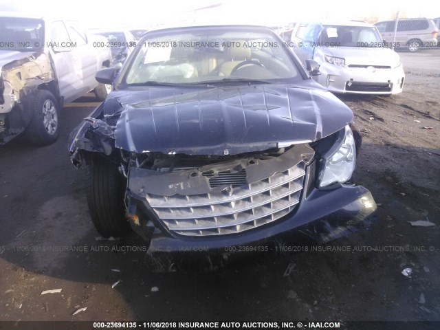 1C3LC65V59N565943 - 2009 CHRYSLER SEBRING LIMITED BLACK photo 6