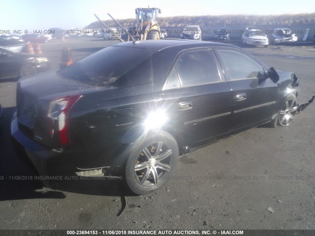 1G6DP577670126891 - 2007 CADILLAC CTS HI FEATURE V6 BLACK photo 4