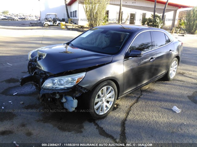 1G11H5SA5DF268473 - 2013 CHEVROLET MALIBU LTZ GRAY photo 2