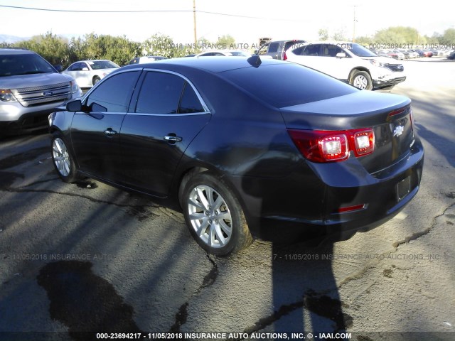 1G11H5SA5DF268473 - 2013 CHEVROLET MALIBU LTZ GRAY photo 3