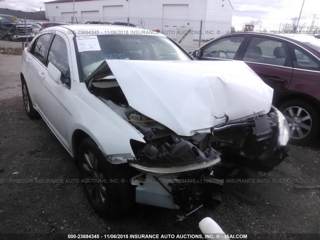 1C3CCBBB8DN672156 - 2013 CHRYSLER 200 TOURING WHITE photo 1