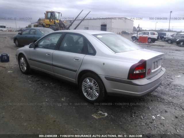 YV1TS90D311183849 - 2001 VOLVO S80 T6/EXECUTIVE SILVER photo 3