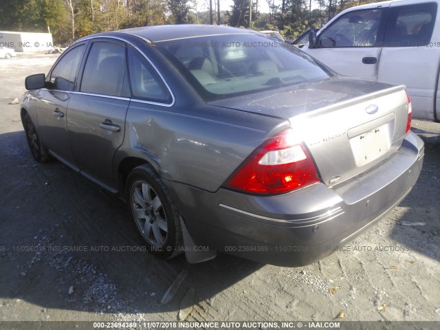 1FAFP24116G183984 - 2006 FORD FIVE HUNDRED SEL GRAY photo 3